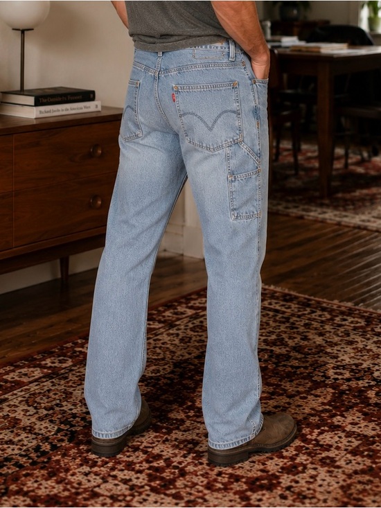 Levi's Other - Levi’s Carpenter Loose Straight Jeans Men’s 30x30 Light Wash Utility Denim Y2K